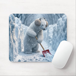 Mousepad Neve Polar de Esvarejo do Urso