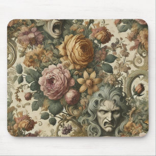 Mousepad Nevoeiro cerebral - Floral gótico