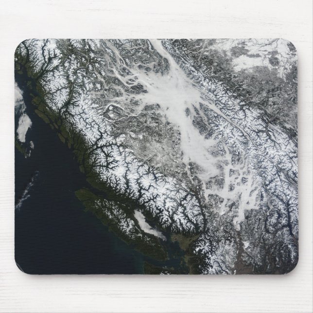Mousepad Nevoeiro e neve na Colúmbia Britânica (Frente)