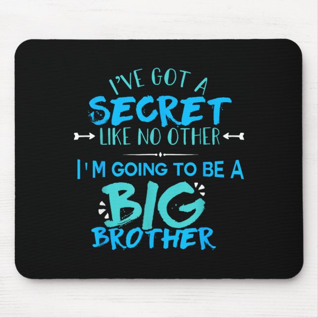 Mousepad New Big Brother 2018 Funny Kids Men Big Bro  (Frente)