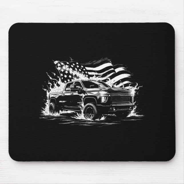 Mousepad New Body Style Silverado Truck 2500 Crew Cab Patri (Frente)