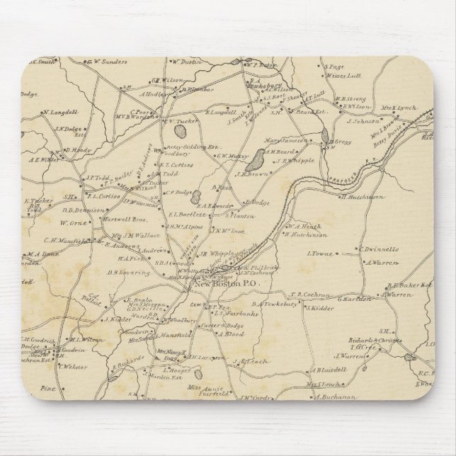 Mousepad New Boston, Hillsborough Co (Frente)