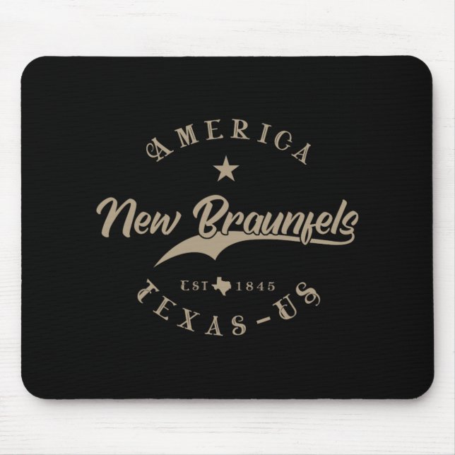 Mousepad New Braunfels Tx Texas  (Frente)