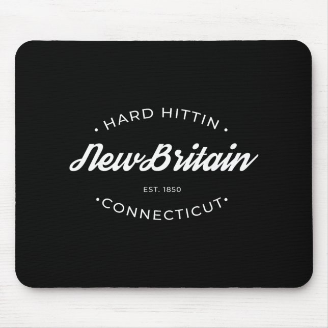Mousepad New Britain Ct Hard Hittin  (Frente)