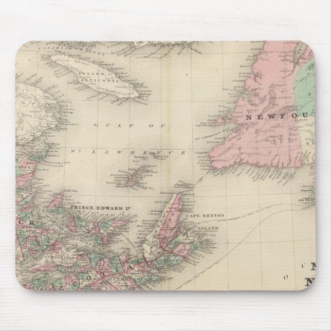 Mousepad New Brunswick e Nova Escócia (Frente)