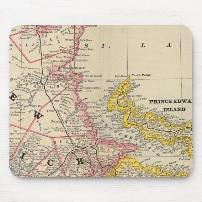 Mousepad New Brunswick, Nova Escócia (Frente)
