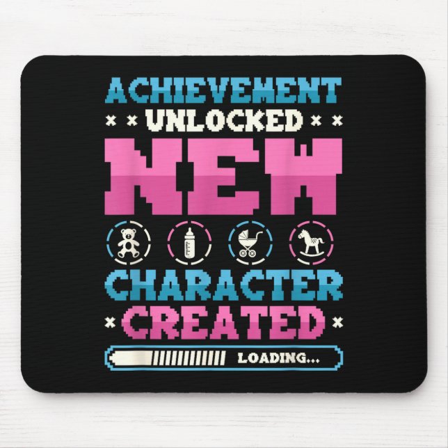 Mousepad New Character D Gamer Pregnancy Announcement  (Frente)