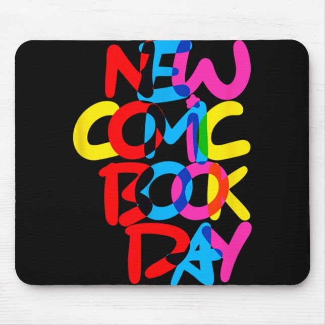 Mousepad New Comic Book Day (overlap)  (Frente)