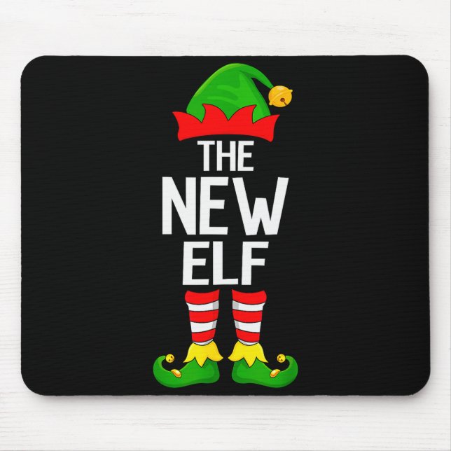 Mousepad New Elf Xmas Matching Family Elf Squad Christmas  (Frente)