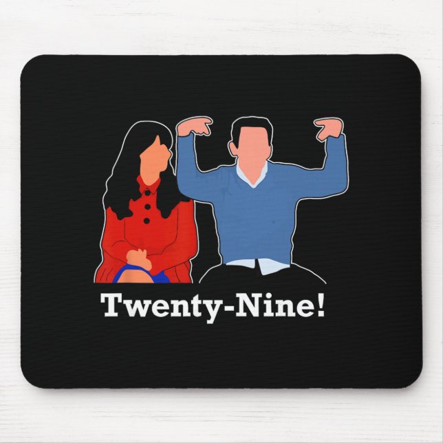Mousepad New Girl 29 I'm Feelin' Twenty Nine Happy Birthday (Frente)