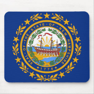 Mousepad New Hampshire Flag