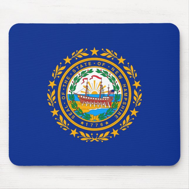 Mousepad New Hampshire State Flag Design (Frente)