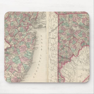 Mousepad New Jersey, Delaware e Maryland