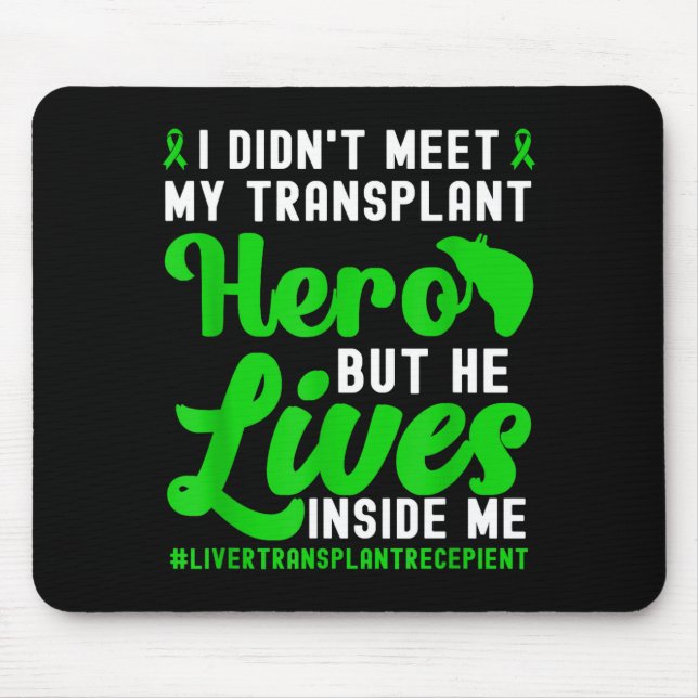 Mousepad New Liver Owner Funny Liver Transplant Survivor  (Frente)