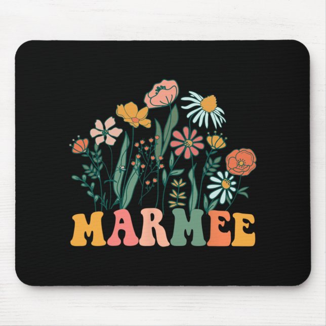 Mousepad New Marmee Wildflower First Birthday &amp; Baby Sh (Frente)