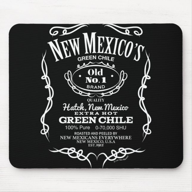 Mousepad New Mexico's Old No. 1 Hatch Green Chile Novelty D (Frente)