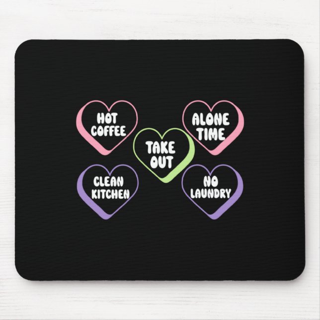 Mousepad New Mom Valentines Day Things Moms Like Mommy And  (Frente)