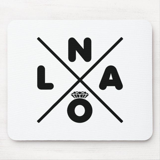 Mousepad New Orleans Wedding Nola Bachelorette Party Groom  (Frente)