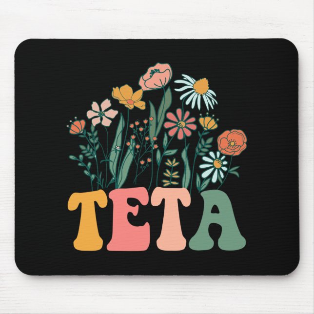 Mousepad New Teta Wildflower First Birthday &amp; Baby Show (Frente)
