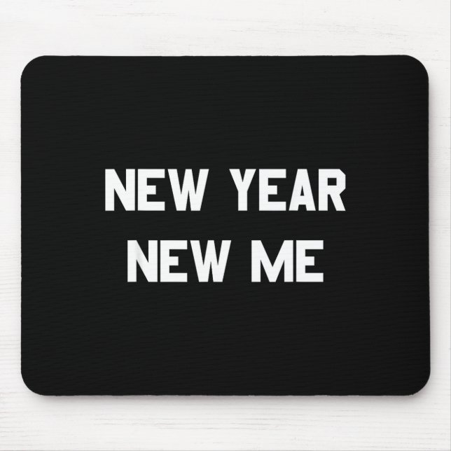 Mousepad New Year New Me Workout Goals  (Frente)