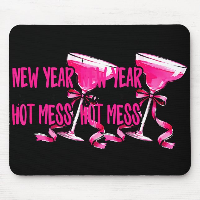 Mousepad New Year Same Hot Mess Happy New Year 2026 Party  (Frente)