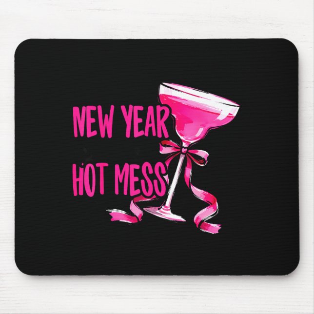 Mousepad New Year Same Hot Mess Happy New Year 2026 Party  (Frente)