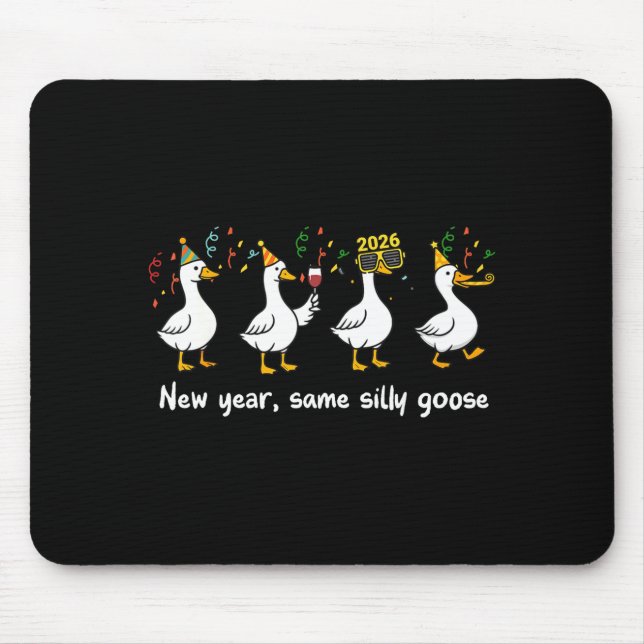 Mousepad New Year Same Silly Goose Family Matching New Year (Frente)