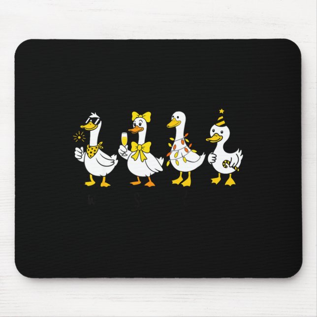 Mousepad New Year Same Silly Goose Happy New Year 2026 Cele (Frente)