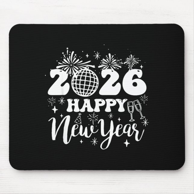 Mousepad New Years Eve Party Supplies 2026 Happy New Year 2 (Frente)