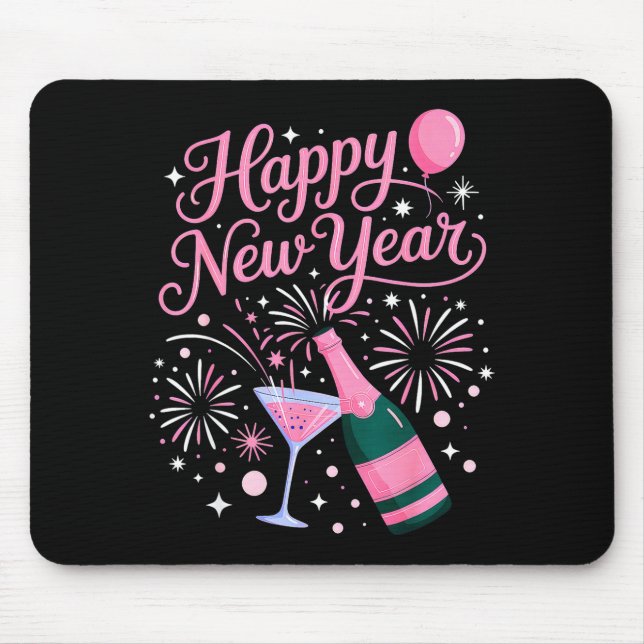 Mousepad New Years Eve Party Supplies 2026 Happy New Year F (Frente)