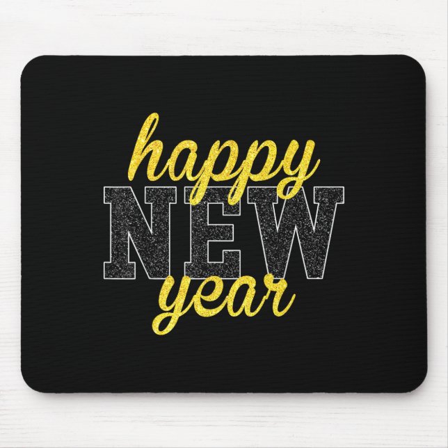 Mousepad New Years Eve Party Supplies Nye Matching Happy Ne (Frente)