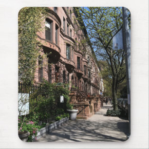 Mousepad New York Brownstones Upper West Side Building NYC