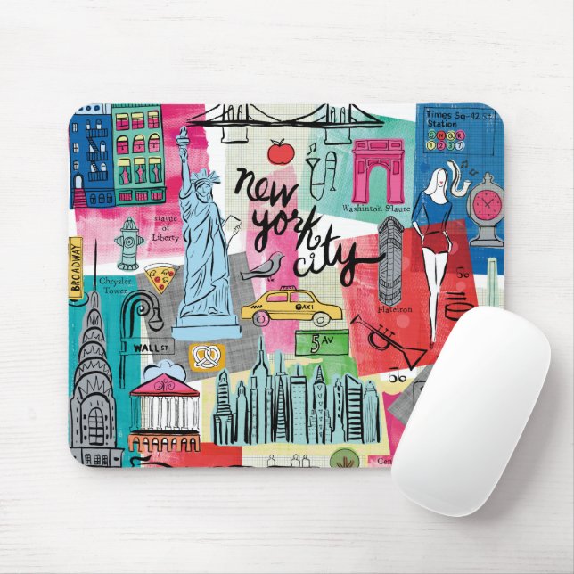 Mousepad New York City (Com mouse)