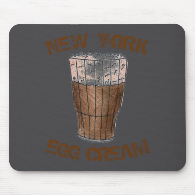 Mousepad New York Nyc Clic Egg Cream Soda Fountain _1  (Frente)