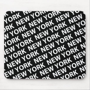 Mousepad New York Pattern White