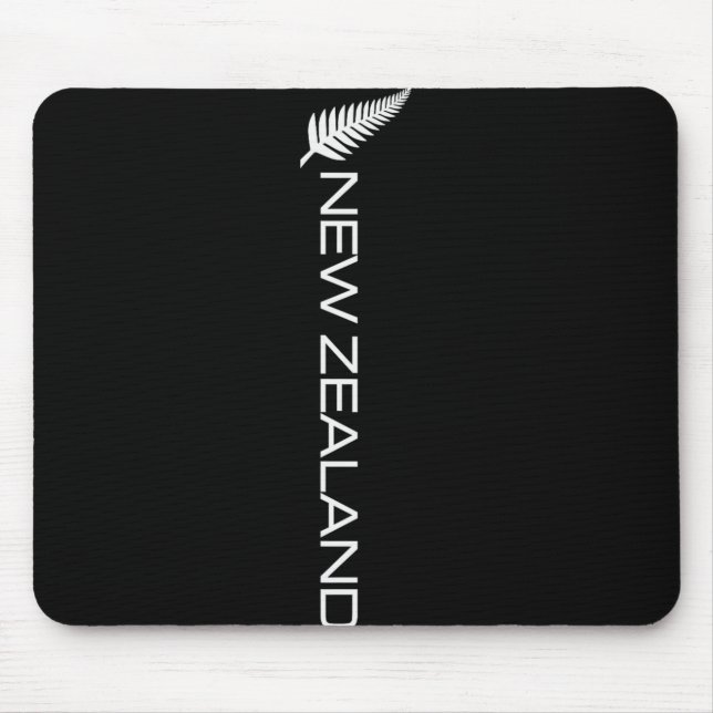Mousepad New Zealand Fern Flag Athletic Srts Vertical Style (Frente)