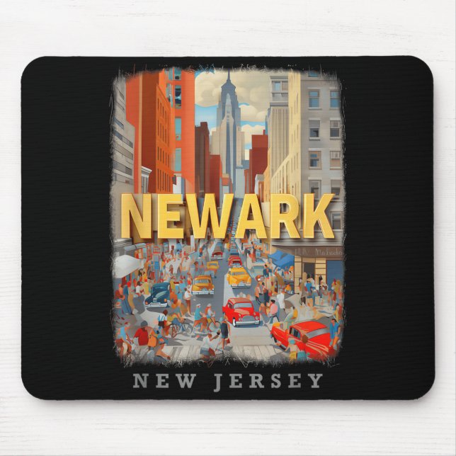 Mousepad Newark New Jersey Nj Urban Energy Sd649  (Frente)