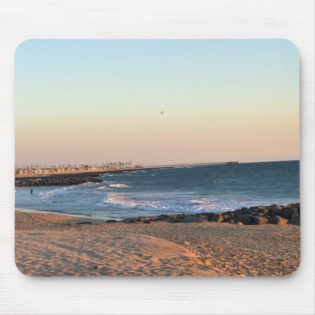 Mousepad Newport Beach em Sunset, Califórnia (Frente)