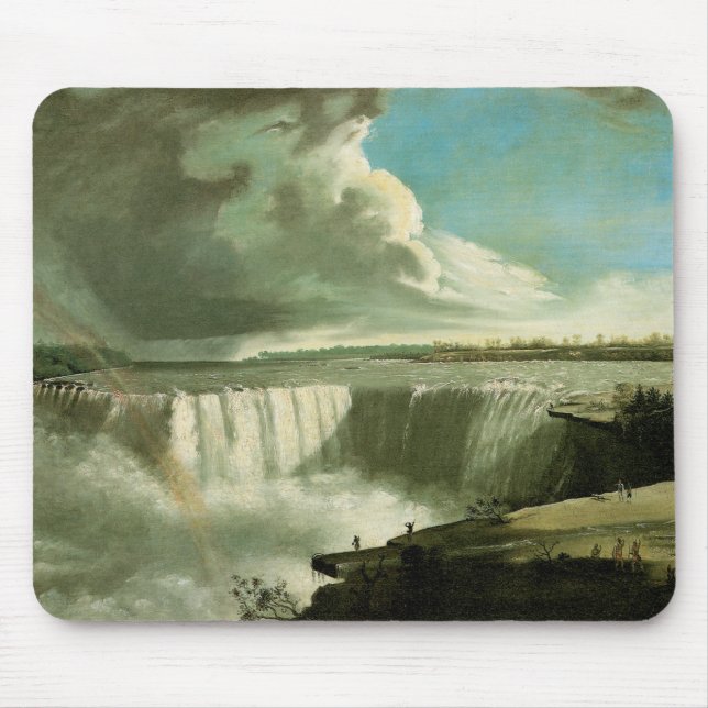 Mousepad Niagara Cai de Mesa Rock de John Vanderlyn (Frente)