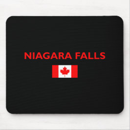 Mousepad Niagara Cai no Canadá - Sinalizador canadense - Co