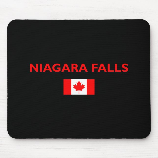 Mousepad Niagara Cai no Canadá - Sinalizador canadense - Co (Frente)