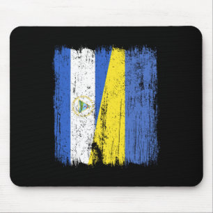 Mousepad Nicarágua Ucrânia Meia Bandeira Nicaraguense Ucran