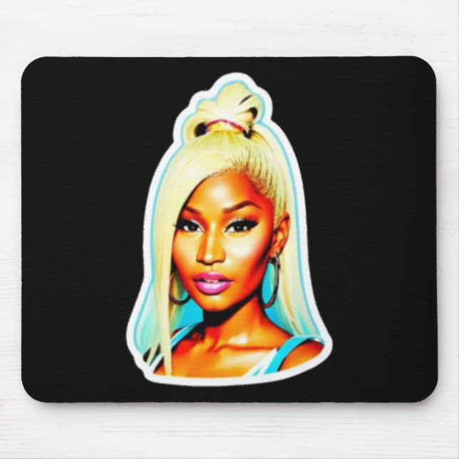 Mousepad Nicki Minaj Sticker (Frente)