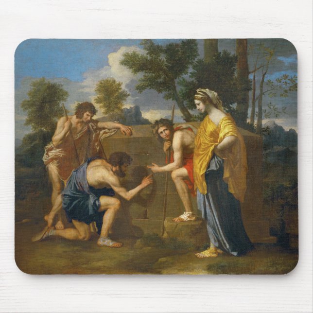 Mousepad Nicolas Poussin - Et em Arcadia ego (Frente)