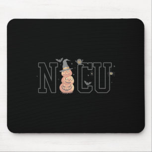 Mousepad Nicu Boo Crew Spooky Pumpkin Engraçado Enfermeiro
