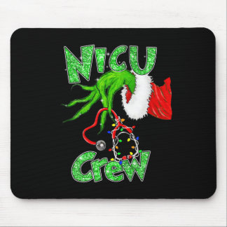 Mousepad Nicu Crew Nurse Merry Christmas Stethoscope Xmas P
