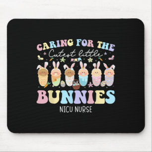 Mousepad Nicu Enfermeira Dia De Páscoa Cuidando Do Bunnie M