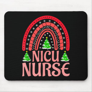 Mousepad Nicu Enfermeira Tripulação de Natal Enfermeira Enf