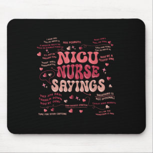 Mousepad Nicu Enfermeira Unidade Neonatal De Cuidados Inten