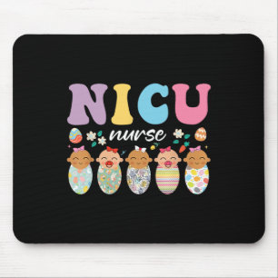 Mousepad Nicu Neonatal Intensivo Enfermeiro Dia da Páscoa